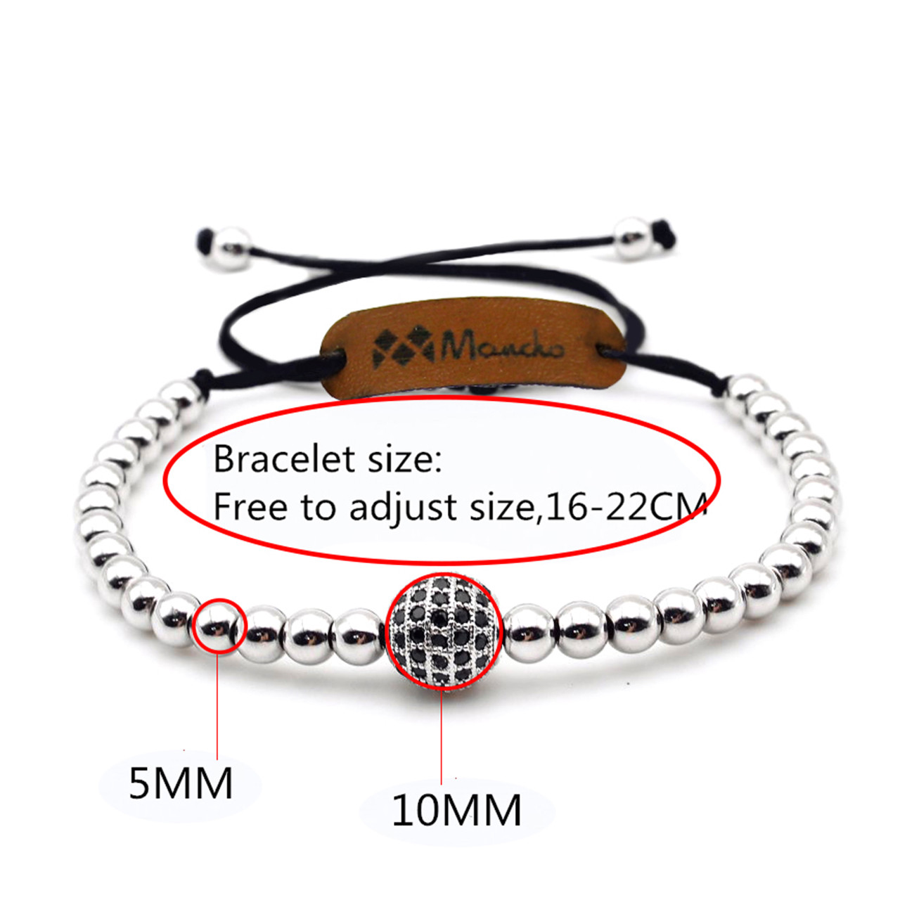 دستبند مانچو کد bf637