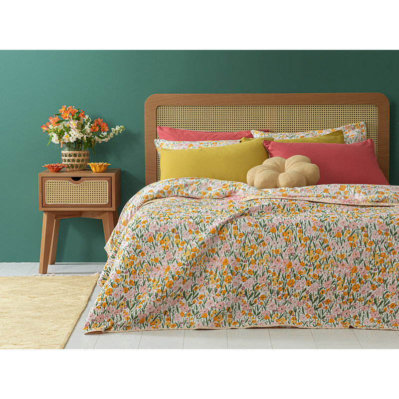 روتختی انگلیش هوم مدل Wild Flowers سایز 200×220 سانتی متر