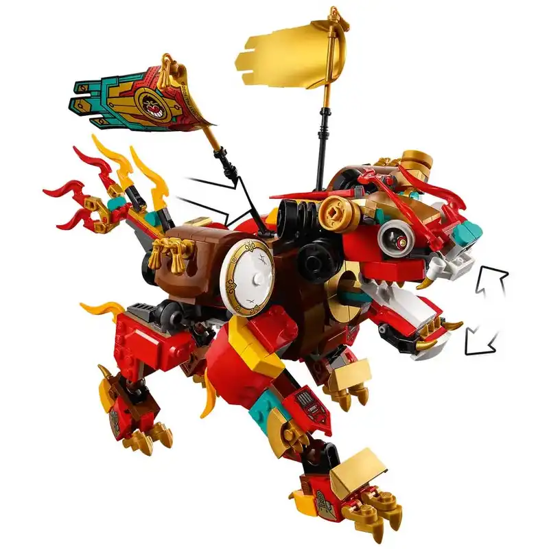 ساختنی 802 تکه مانکی کیدز مدل Lion Guardian کد 60044