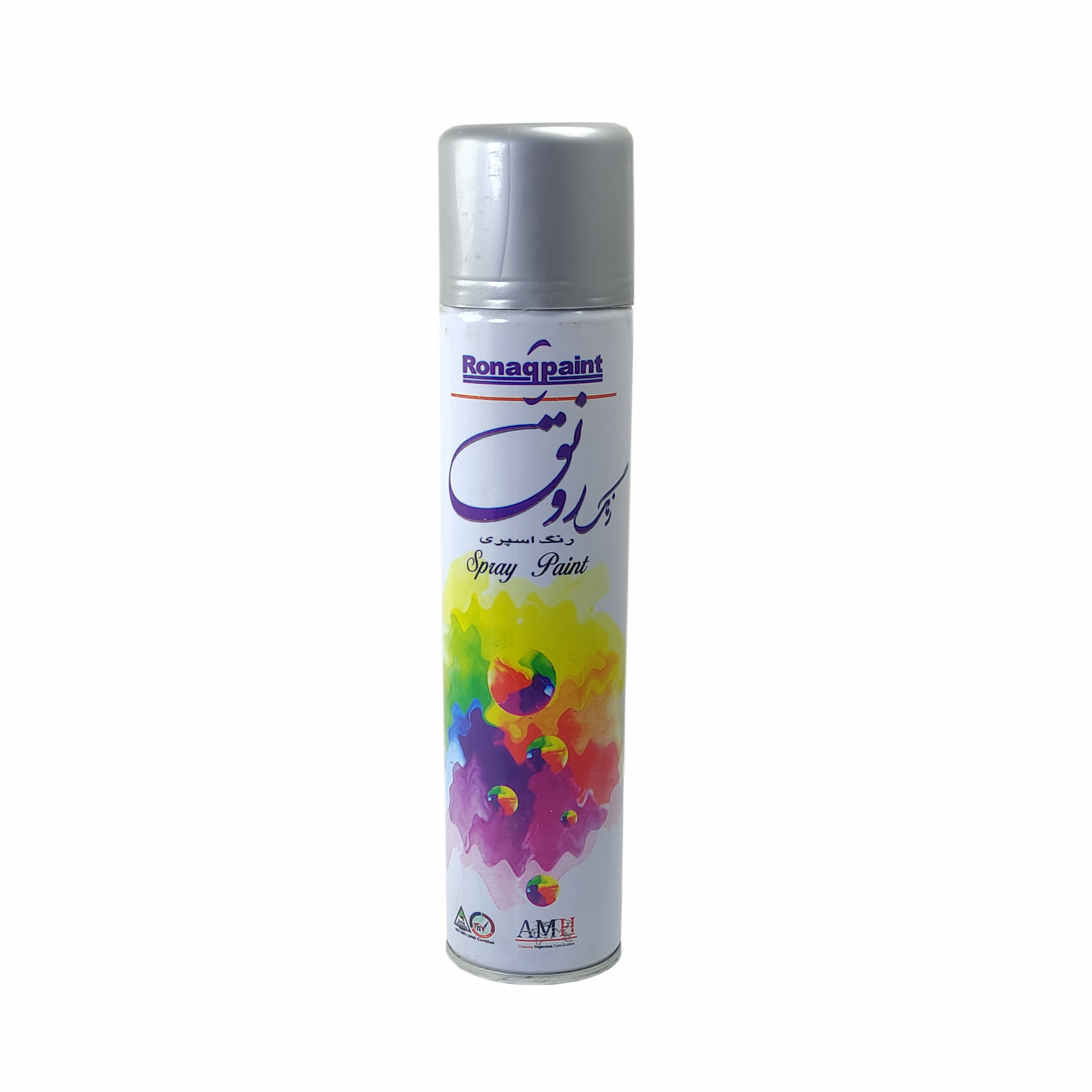 اسپری رنگ طوسی روشن رونق مدل R3 حجم 300 میلی لیتر 