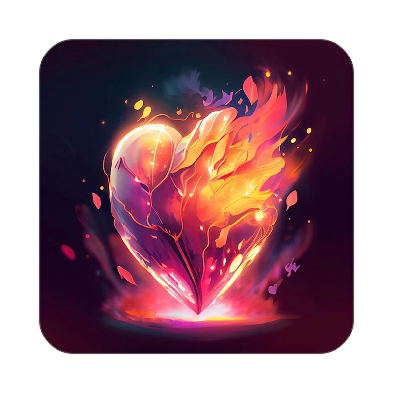 زیر لیوانی کاکتی مدل عاشقانه کد mp12996