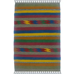 گلیم دستبافت یک متری آریا راگز کد 25812