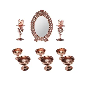 ست 9 تکه هفت سین مسی مدل رز