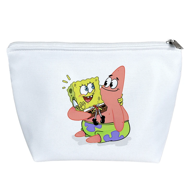 کیف لوازم آرایش دخترانه خندالو مدل باب اسفنجی و پاتریک کد 2261