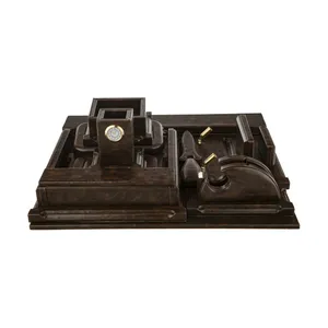 ست لوازم اداری رومیزی مدل آرمان کد 01 مجموعه 10 عددی