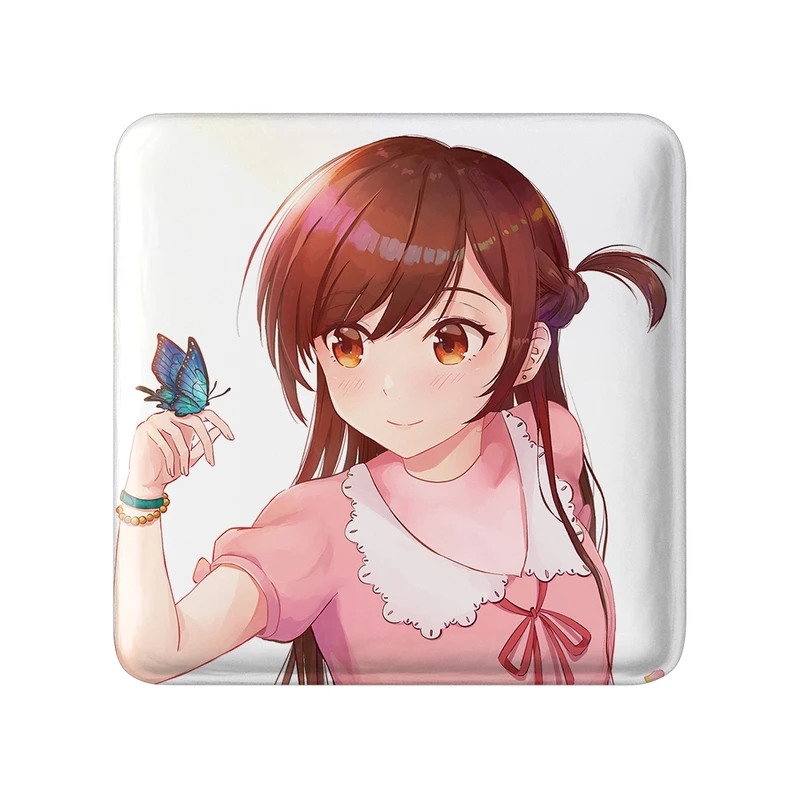 مگنت خندالو طرح چیزورو انیمه کانوجو اوکاری مدل مربعی کد 34855