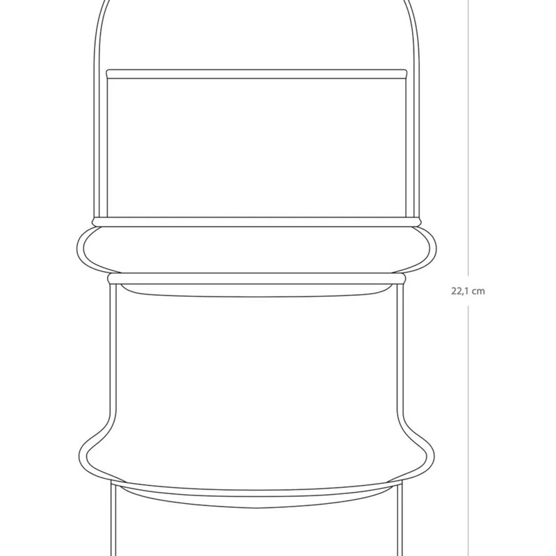 شکلات خوری پاشاباغچه مدل سه طبقه VILLA PATISSERIE کد 96986
