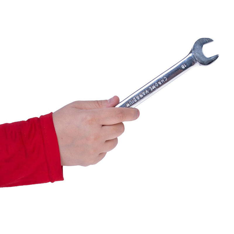 آچار یک سر تخت یک سر رینگی بی اس مدل AB- 3066 سایز 19 آچار یک سر تخت یک سر رینگی بی اس مدل AB- 3066 سایز 19