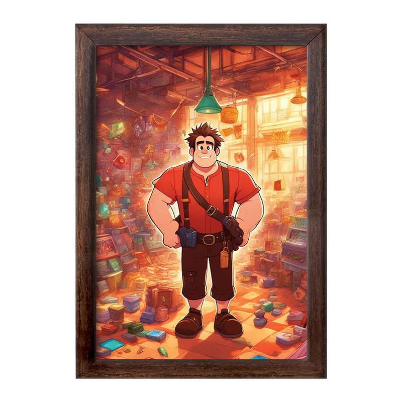 تابلو خندالو طرح رالف خرابکار کد F2773