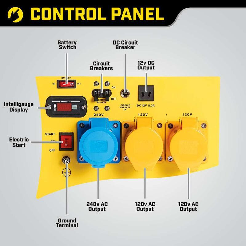موتور برق بنزینی چمپیون مدل CPG9000 ریموت استارت