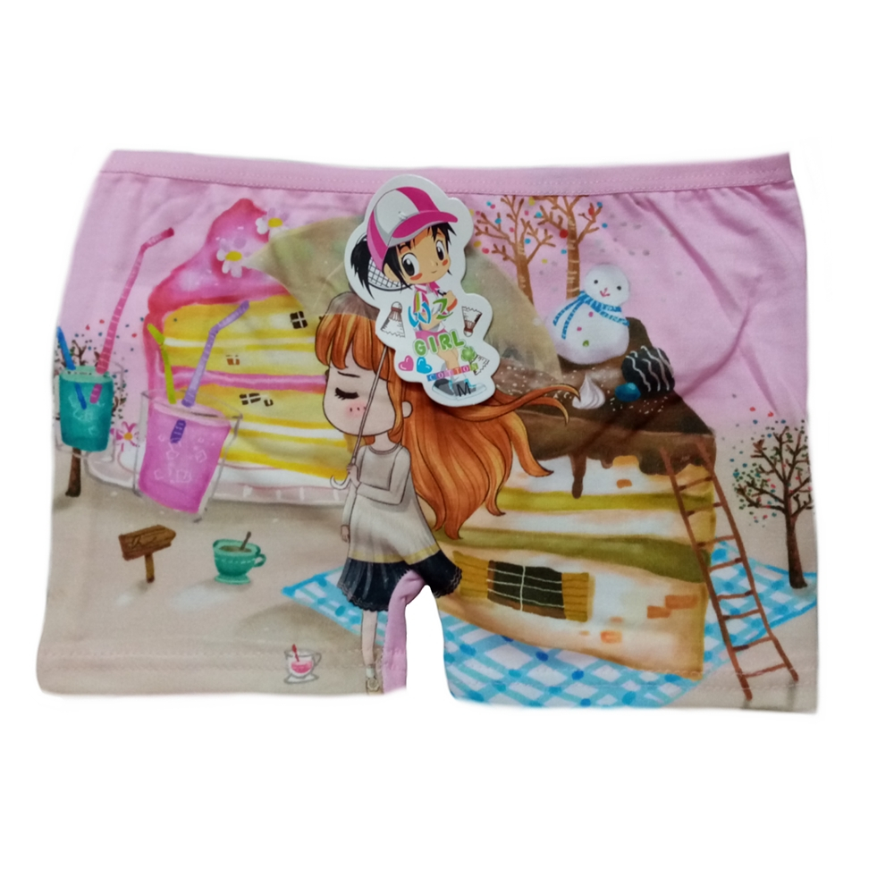 شورت دخترانه مدل دختر رنگ صورتی