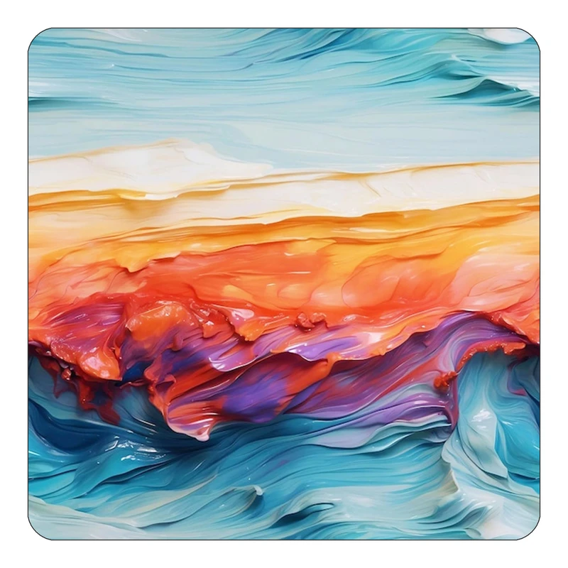 مگنت کاکتی طرح نقاشی رنگ روغن مدل mp69531