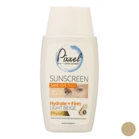کرم ضدآفتاب رنگی دور چشم و صورت پیکسل SPF35 مدل Physical، حاوی محافظ UVA ،++PA و UVB، ضد پیری، مرطوب‌کننده، مناسب انواع پوست حجم 50 میلی‌لیتر