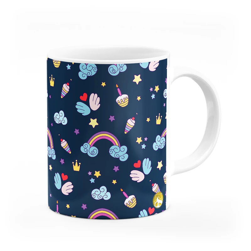 ماگ هومرو طرح یونیکورن اسب تک شاخ مدل MG9597