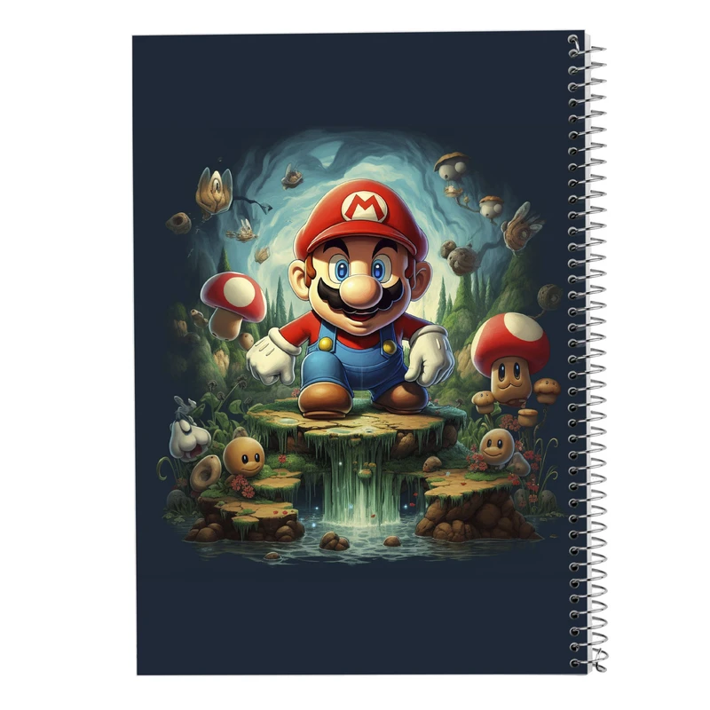 دفتر نقاشی 50 برگ مدوپد مدل super mario کد DF2796