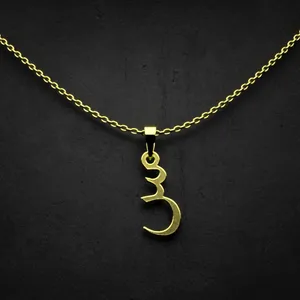 گردنبند طلا 18 عیار زنانه مدوپد مدل حرف س کد I3-1-1015