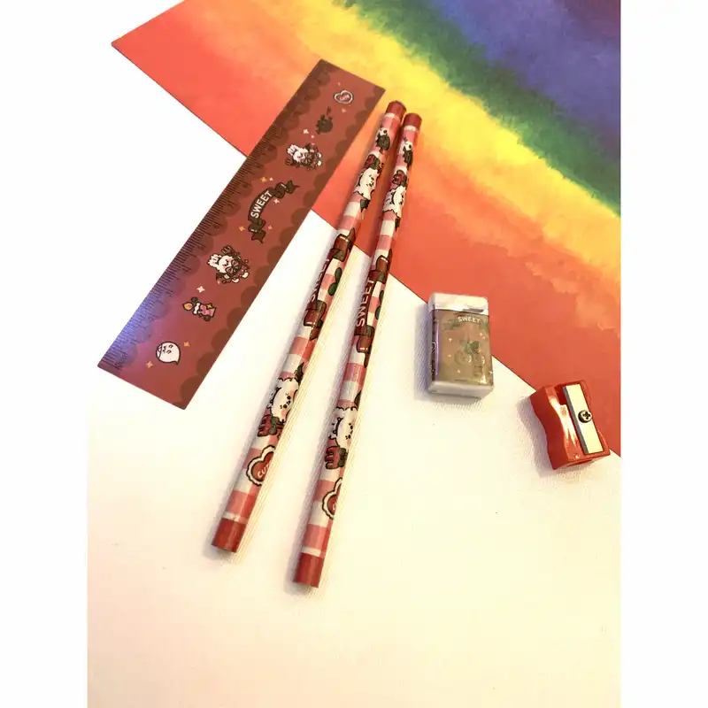 ست لوازم التحریر مدل فانتزی مجموعه 5 عددی