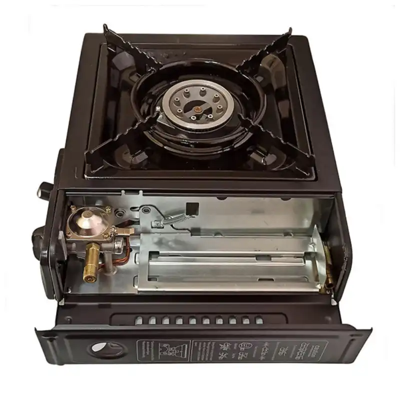 اجاق سفری پارس رگولاتور مدل 6499 به همراه کپسول گاز سفری بسته 8 عددی