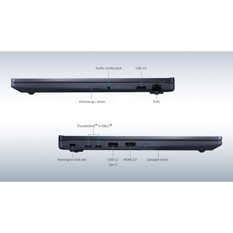 لپ تاپ 14 اینچی ایسوس مدل ExpertBook B3 Flip B3402FB-EC0971-i7 1255U 8GB 256SSD - کاستوم شده لپ تاپ 14 اینچی ایسوس مدل ExpertBook B3 Flip B3402FB-EC0971-i7 1255U 8GB 256SSD - کاستوم شده