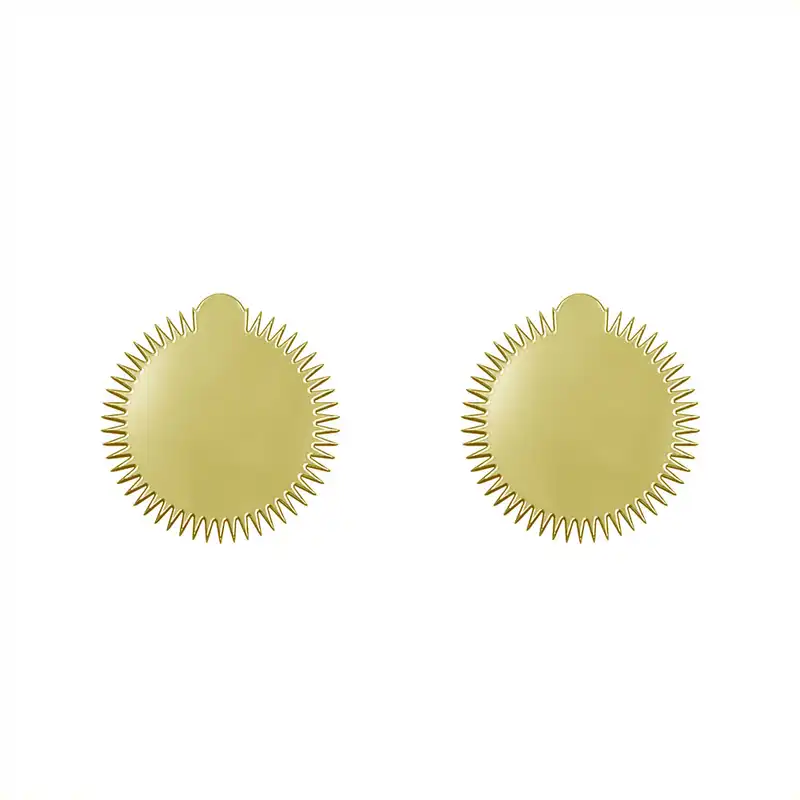 گوشواره طلا 18 عیار زنانه مدوپد مدل ستاره کد GA1-15588