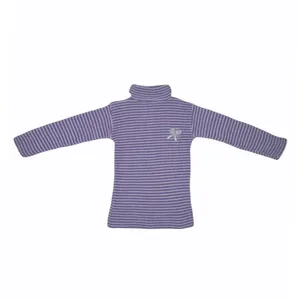 پلیور یقه اسکی دخترانه مدل راه راه