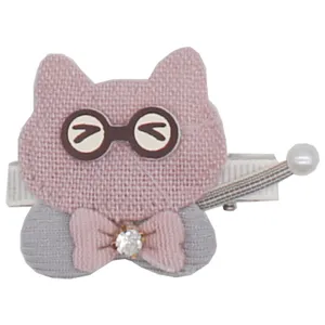 گیره مو دخترانه طرح گربه مدل MoMo_05