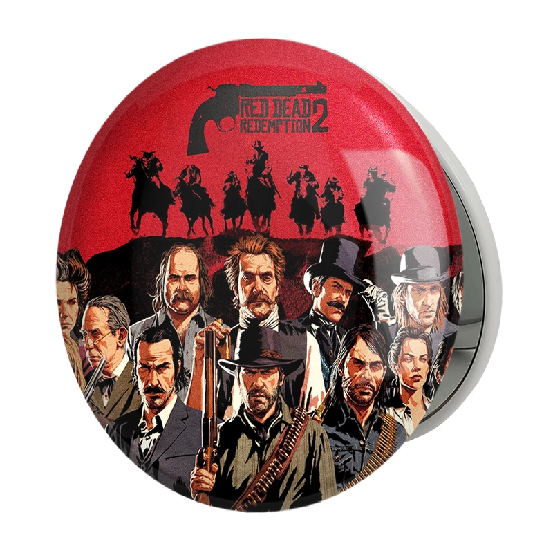 آینه جیبی خندالو طرح رد دد Red Dead مدل تاشو کد 10300 