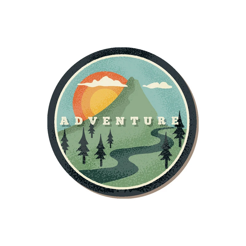 برچسب بدنه خودرو رایسان طرح camping کد st065