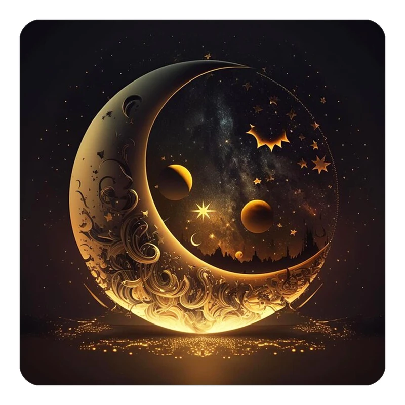 مگنت کاکتی طرح ماه و ستاره مدل mp50604