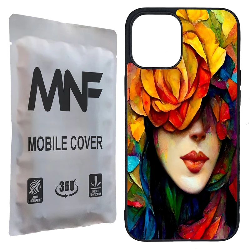 کاور ام ان اف طرح نقاشی پرتره کد P-058 مناسب برای گوشی موبایل اپل iPhone 12 Pro Max