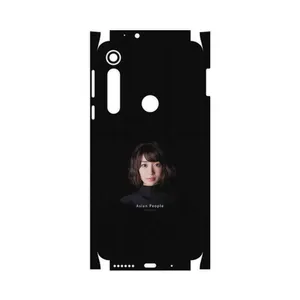 MAHOOT Portrait of an Asian Woman-FullSkin Cover Sticker for Motorola One Macro