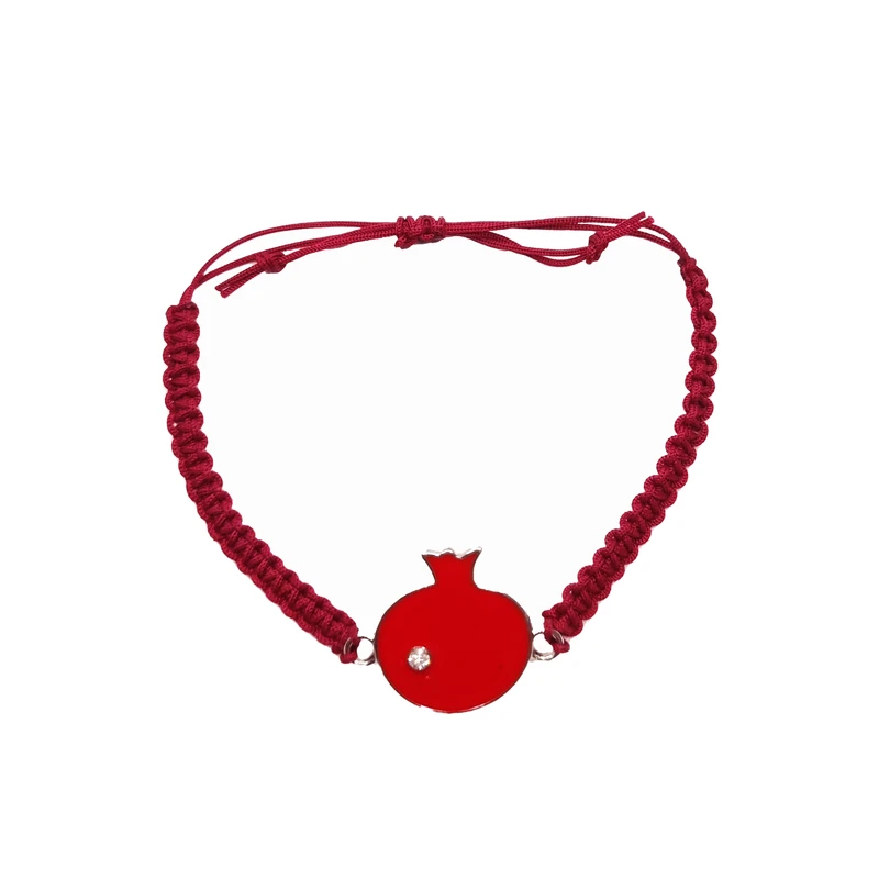 دستبند بافت زنانه مدل انار یلدا کد 500