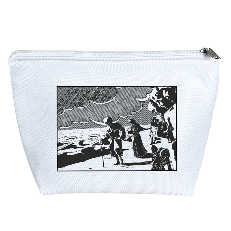 کیف لوازم آرایش دخترانه خندالو مدل نقاشی هجرت کد 9465