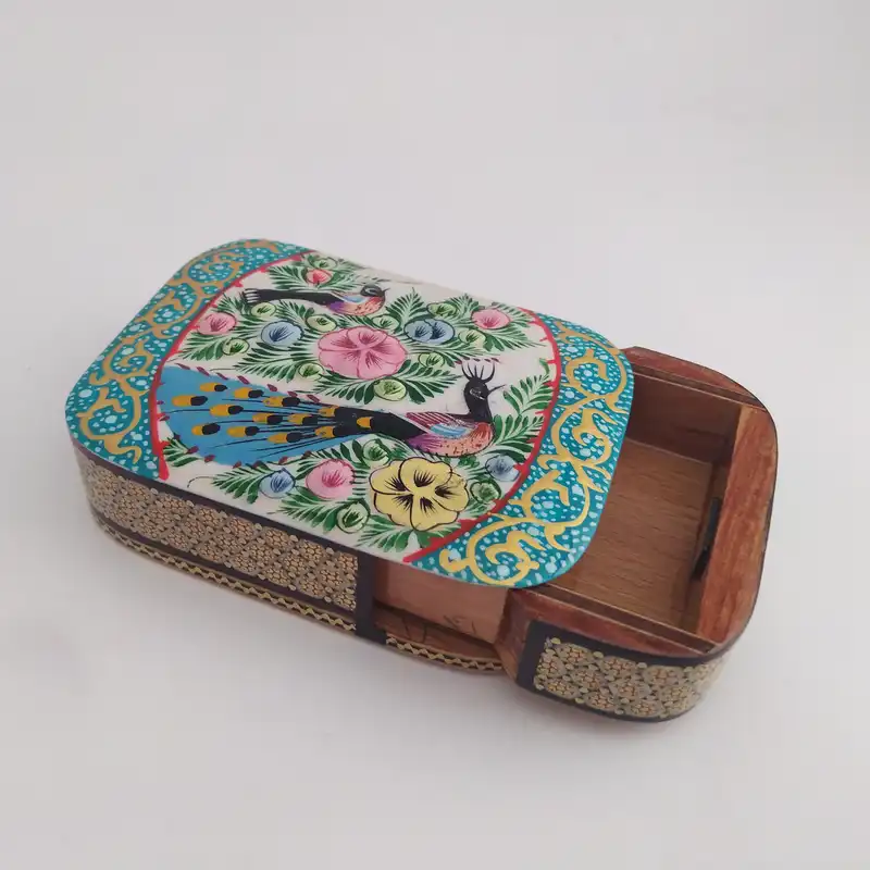 جاکارتی خاتم کاری مدل گل و مرغ کد202