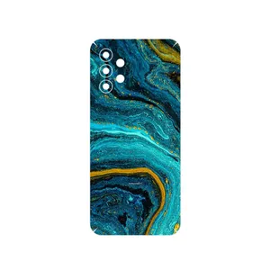 MAHOOT Turquoise marblewith golden streaks Cover Sticker for Samsung Galaxy A13