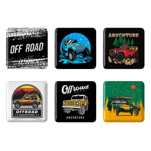 مگنت خندالو طرح آفرود OffRoad کد 1692A مجموعه 6 عددی