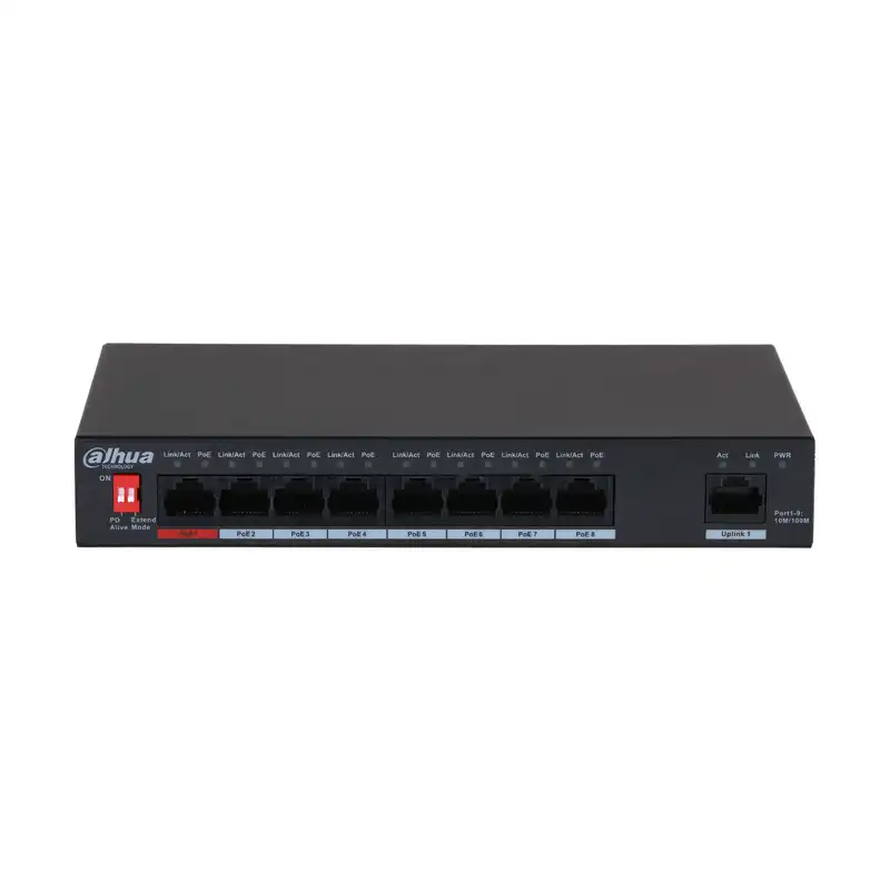 سوییچ 9 پورت داهوا مدل DH-PFS3009-8ET-96