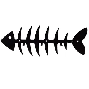 آویز لباس ملو مدل فیش بُن کد KMH103