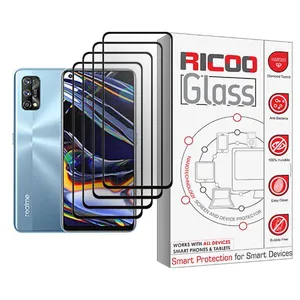 Ricoo Glass MIX004 Screen Protector For Realme 7 Pro Pack Of 4
