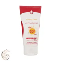 کرم ضد آفتاب بدون رنگ سان سیف مدل SPF50 محافظ UVA ،UVB و +++PA، ضد چروک، ضد پیری، ضد حساسیت مناسب انواع پوست حجم 50 میلی‌لیتر