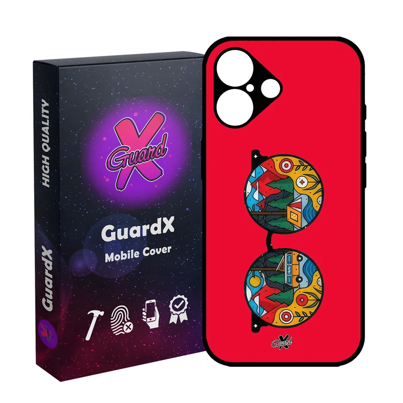 کاور گارد ایکس طرح عینک مدل 10638 مناسب برای گوشی موبایل اپل iPhone 16