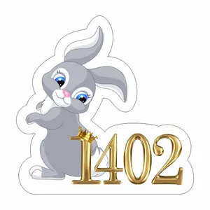 استند رومیزی تزیینی مدل خرگوش سفره هفت سین 1402 