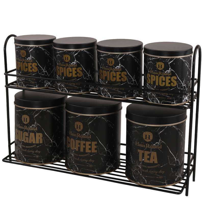 بانکه مدل PJ-107829 مجموعه 7 عددی به همراه استند