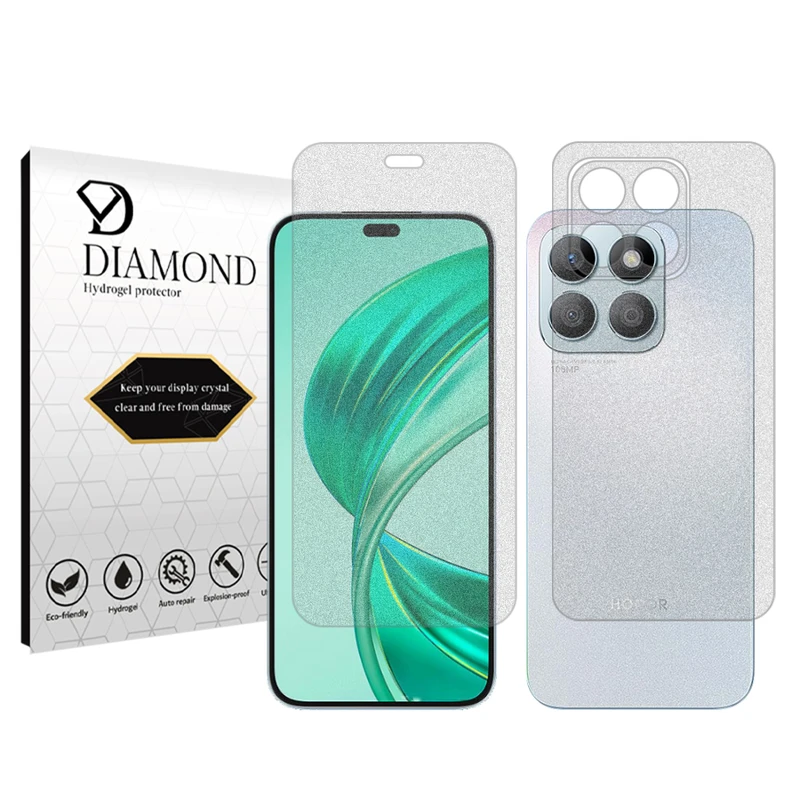 محافظ صفحه نمایش مات دیاموند مدل Tough مناسب برای گوشی موبایل آنر X8b به همراه محافظ پشت گوشی