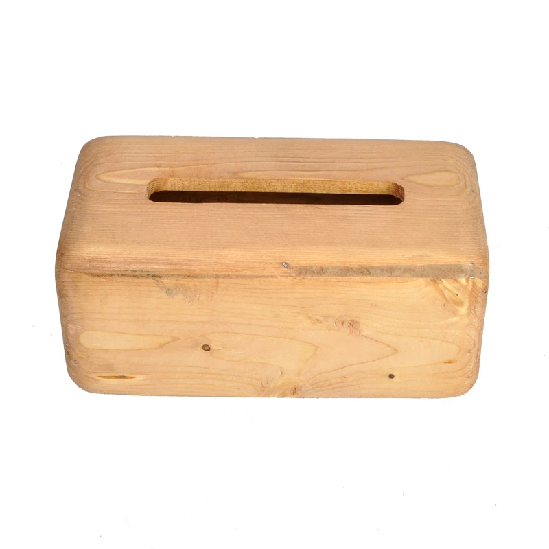 جعبه دستمال کاغذی چوبی مدل توسکا بزرگ