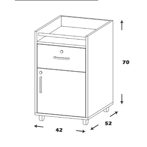 عکس شماره 4 : فایل کشویی کتکار مدل f300