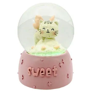 گوی مدل چراغدار گربه بالدار عاشق طرح Sweet کد ABCD1623.11.S100 