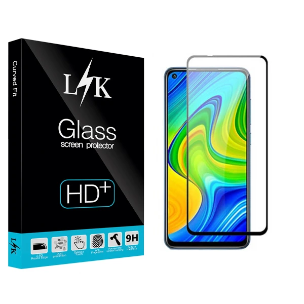 محافظ صفحه نمایش سرامیکی ال کی مدل Hard glass مناسب برای گوشی موبایل شیائومی Note 9