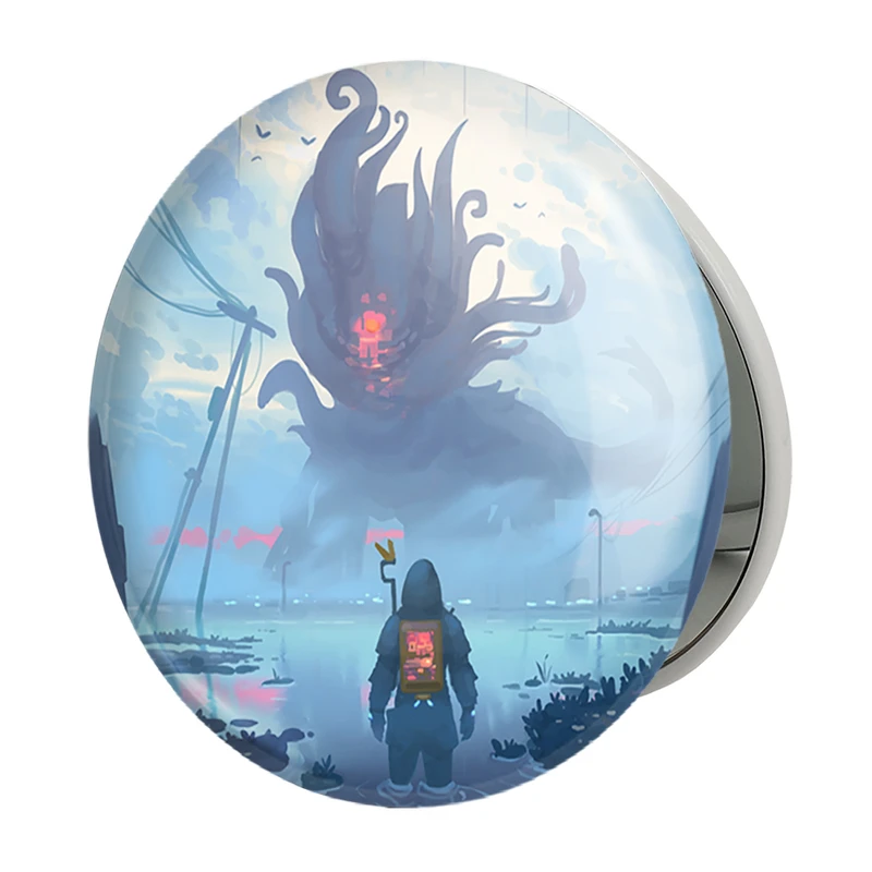 آینه جیبی خندالو طرح بازی دث استرندینگ (Death Stranding) مدل تاشو کد 35140