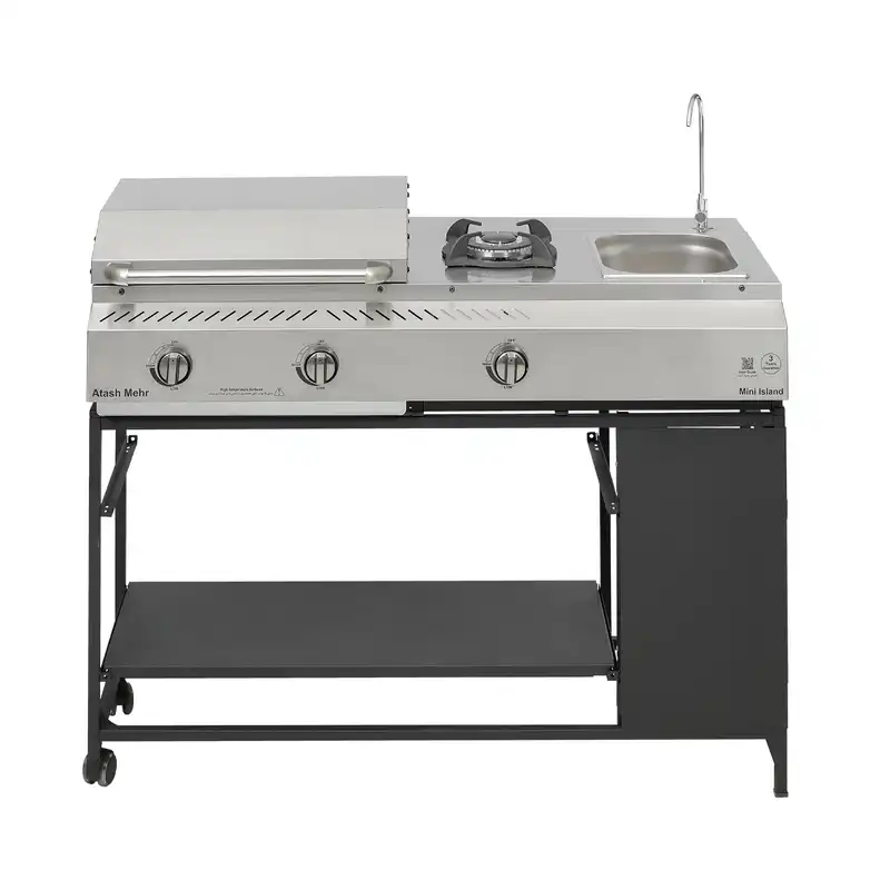 باربیکیو آتش‌ مهر مدل مینی آیلند 102